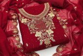 Heavy Embroidery Georgette 4-Piece | Party Wear Salwar Kameez Set