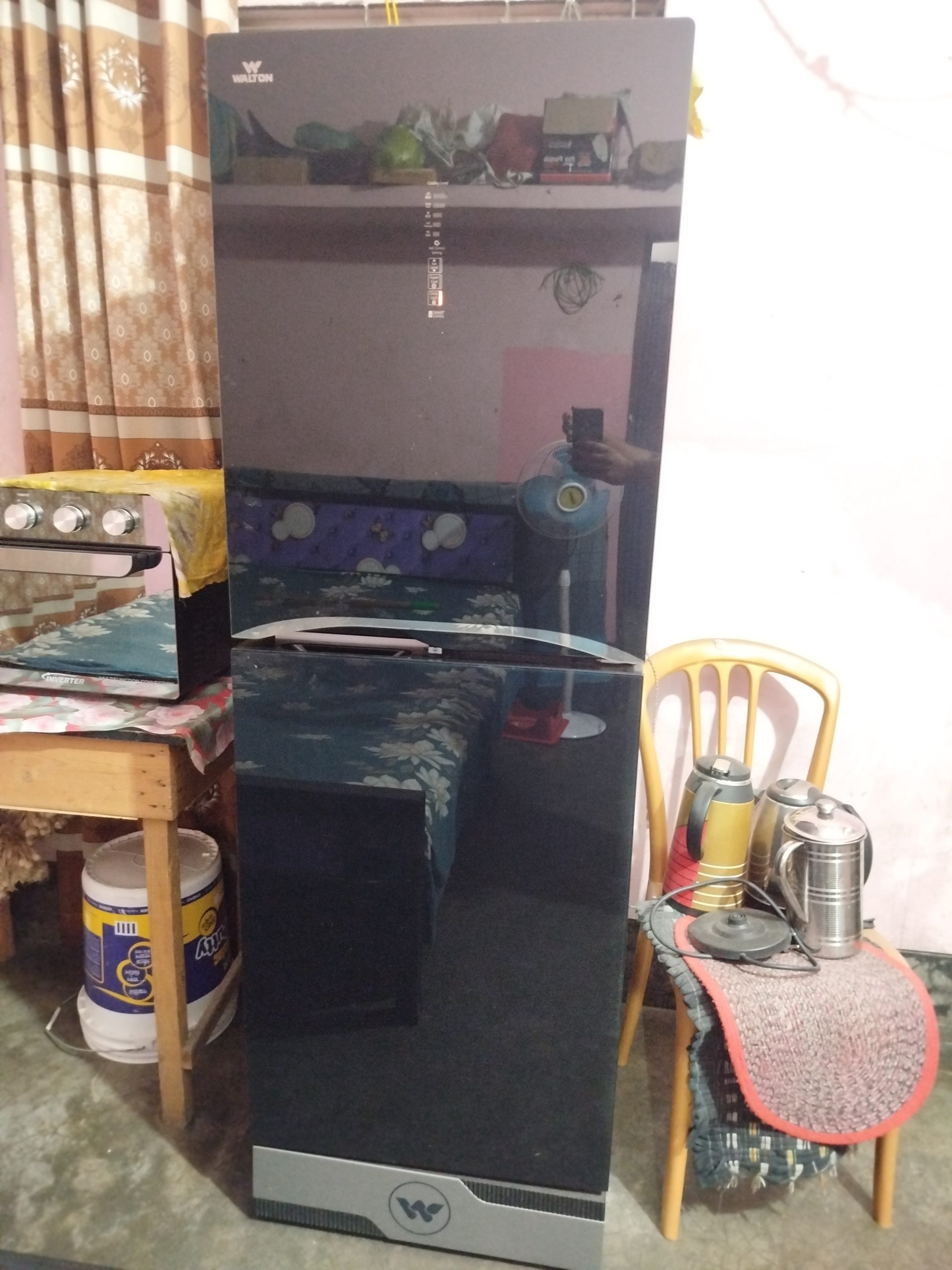 One year used Walton 250 Ltr. Single door Frost Inverter Refrigerator for sale!